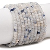 Natural Blue White Dumortierite Beads Strands GG-CBA9631-C01-01-2