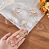 Bowknot Iron Napkin Rings DIY-WH20007-680RG-3