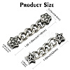 2Pcs 2 Styles 304 Stainless Steel Connectors STAS-CJ0002-51-2