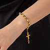 Stainless Steel Cross Charm Bracelets UI4243-1