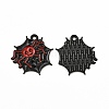 Rack Plating Halloween Alloy Enamel Pendants FIND-G054-16EB-01-1