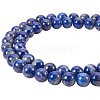 Natural Lapis Lazuli Bead Strands G-PH0028-8mm-16-1