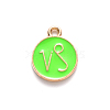 Alloy Enamel Pendants ENAM-S124-01A-06E-2