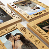 Natural Wood Photo Frames DIY-WH0234-014-6