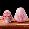 Natural Pink Opal Skull Sculpture Display Decorations PW-WGCBFE6-01-5