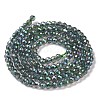 Electroplate Transparent Glass Beads Strands X1-GLAA-H021-01B-FR01-4
