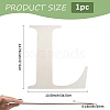 Letter Unfinished MDF Sheets WOOD-WH20012-008L-2