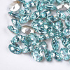 Pointed Back Resin Rhinestone Cabochons CRES-S379-6x8mm-B07-1