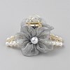 PS Plastic & Polyester & Iron Claw Hair Clips for Women Girls Thick Hair PHAR-WH0017-20C-1
