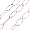 Tarnish Resistant 304 Stainless Steel Paperclip Chains STAS-A048-04P-1