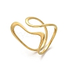 304 Stainless Steel Cuff Rings RJEW-C124-06A-G-4