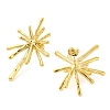 304 Stainless Steel Snowflake Stud Earrings for Women EJEW-U023-03G-3