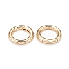 Brass Spring Gate Rings X-KK-T014-90G-2