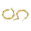 PVD Vacuum Plating 201 Stainless Steel Hoop Earrings for Women EJEW-F345-16G-2