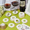 Paper Wine Glass Charms AJEW-WH0314-389-5