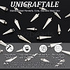 Unicraftale 30Pcs 3 Styles 201 Stainless Steel Pendants STAS-UN0046-05-5