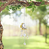 Moon & Star Alloy Hanging Ornaments HJEW-TADJ0022-7
