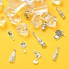 100Pcs 10 Styles Alloy Pendants TIBEP-CJ0002-43-5