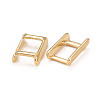 Eco-Friendly Brass Watch Band Clasps KK-M225-34G-2