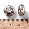 Shell Transparent Copper Buckle Acrylic European Beads OACR-M024-08P-11-3