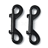 Zinc Alloy Double Lobster Claw Clasps FIND-WH0155-009EB-1
