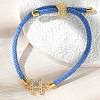 Adjustable Nylon Cord Bracelets BJEW-C096-01G-08-1