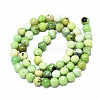 Natural Serpentine Beads Strands G-R485-11-6mm-2