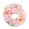 Natural Morganite Beads Strands LS-G-F770-C09-05-3