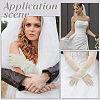 2 Pairs Tulle Gloves AJEW-ME0001-72-5