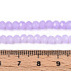 Baking Paint Imitation Jade Glass Bead Strands X-DGLA-A034-J2MM-A50-4