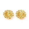 Multi-Petal Brass Bead Caps KK-I669-14G-2