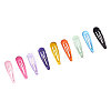 Spray Painted Iron Snap Hair Clips OHAR-CJ0001-01-5