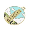 Alloy Enamel Pendants FIND-E054-06D-2