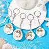 Natural Shell Keychain KEYC-JKC00773-2