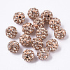 Pave Disco Ball Beads RB-T017-02-M-2