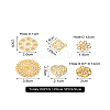 Spritewelry 60Pcs 12 Style Brass Multi-strand Links & Filigree Joiners Links KK-SW0001-05-21