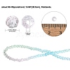 10 Strands Transparent Gradient Color Glass Beads Strands GLAA-CJ0002-09B-2