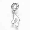 304 Stainless Steel European Dangle Charms OPDL-K001-20AS-2