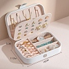 2 Layered Imitation Leather Jewelry Storage Boxes PW-WG07BD7-06-2