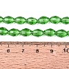 Transparent Glass Beads Strands GLAA-N071-01A-A10-4