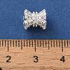 Brass Micro Pave Cubic Zirconia Beads KK-C072-07S-3