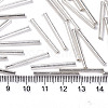 Electroplate Glass Bugle Beads SEED-S043-02B-02-3