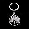 Natural Quartz Crystal Keychain KEYC-E023-03G-2