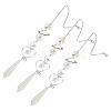 3Pcs Alloy Planet Moon Hanging Ornaments HJEW-TA00367-2