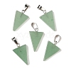 Natural Green Aventurine Pendants G-B127-04P-02-1