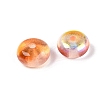 Baking Paint Electroplate Transparent Glass Beads EGLA-Q141-01B-A04-2