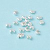 Brass Crimp Beads Covers KK-P219-05A-S-4