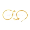 Brass Hoop Earrings KK-I665-26B-G-2