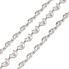 304 Stainless Steel Moon Link Chains CHS-K026-01E-P-1
