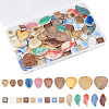 SUPERFINDINGS 54Pcs Porcelain Cabochons Mosaic Pieces Sets PORC-FH0001-07-1